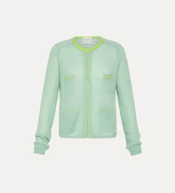forte_forte alpaca cardigan in light blue breeze^ Knitwear
