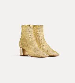 forte_forte ankle boots in diamanté mesh reflex^ Shoes