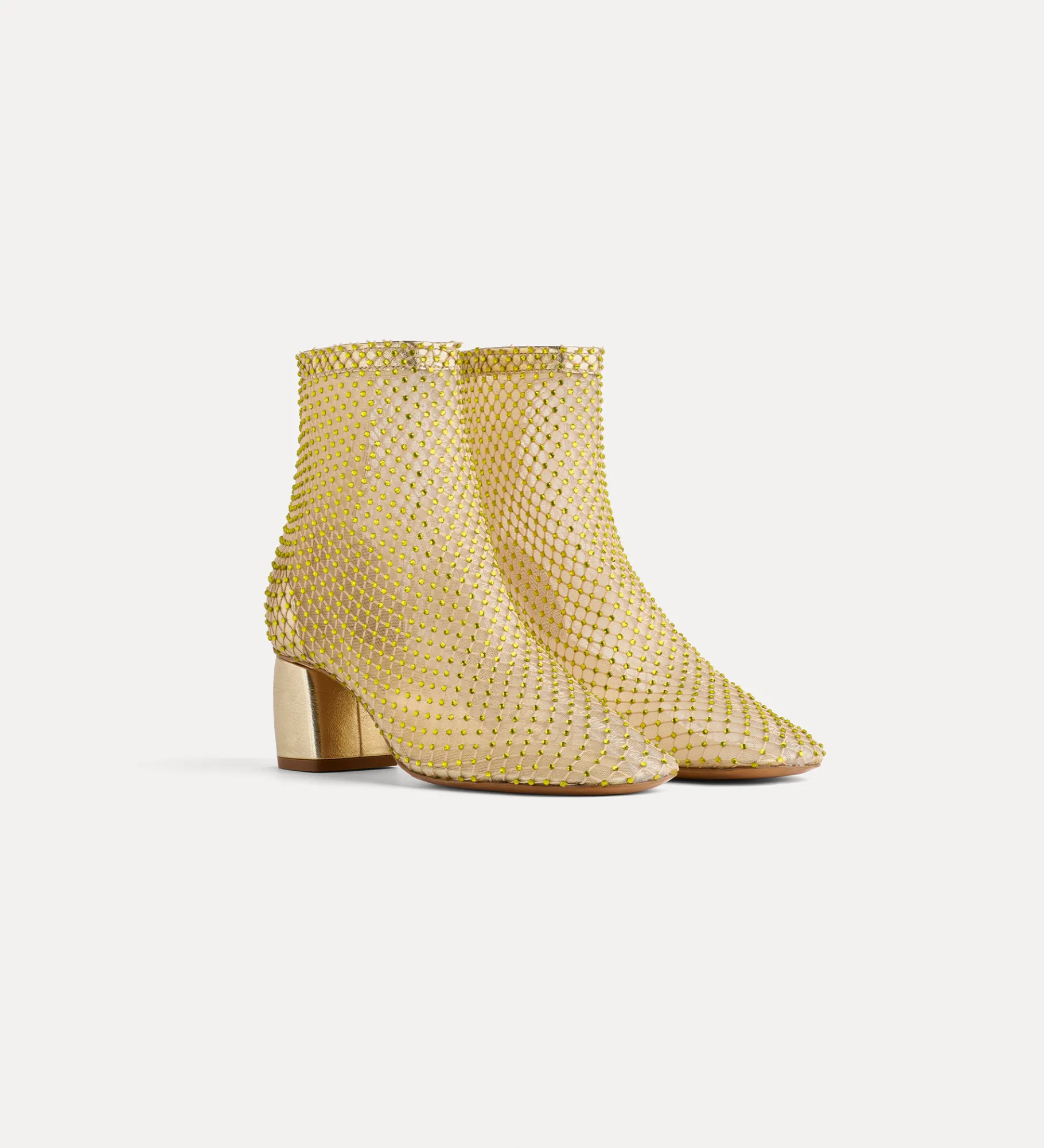 forte_forte ankle boots in diamanté mesh reflex^ Shoes