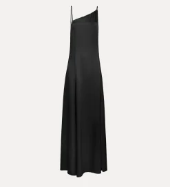 forte_forte asymmetrical satin dress noir^ Dresses