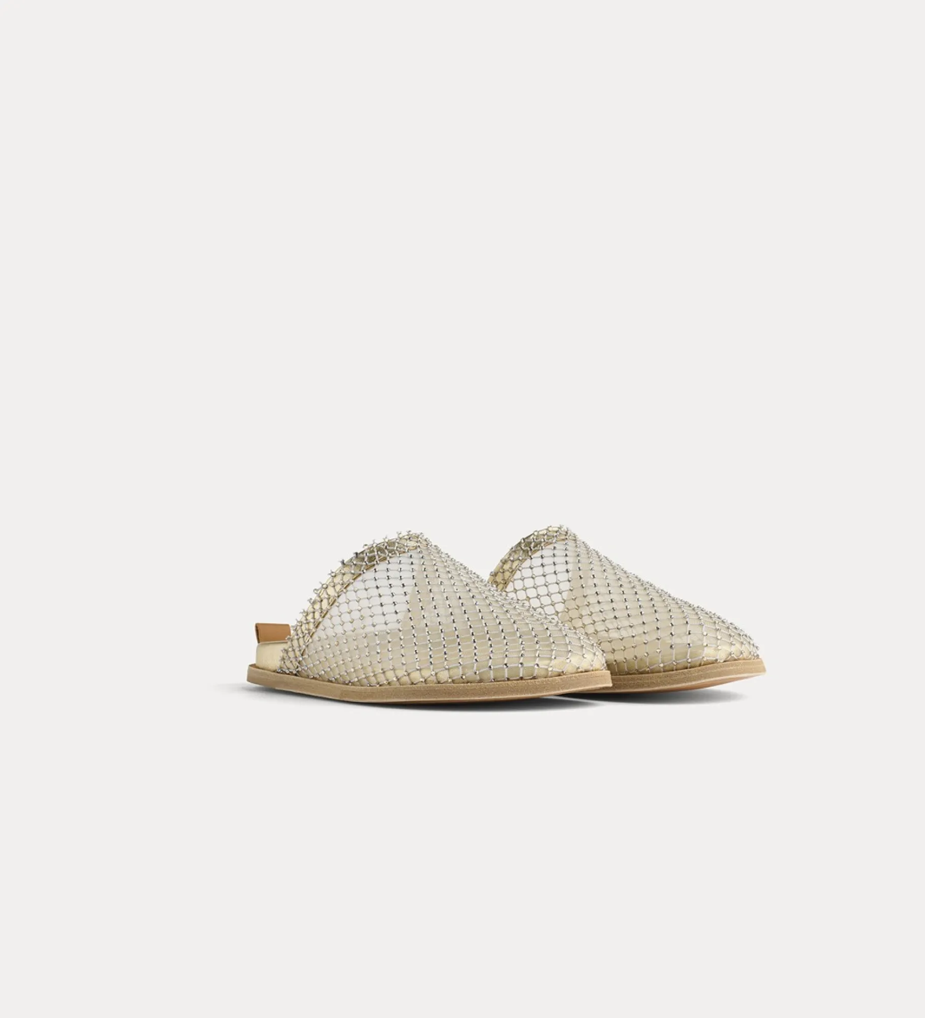 forte_forte backless slipper with diamanté detailing stone^ Shoes