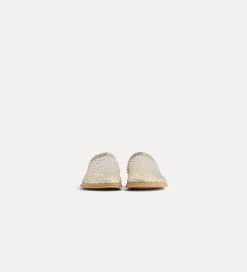 forte_forte backless slipper with diamanté detailing stone^ Shoes
