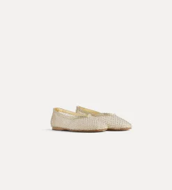 forte_forte ballet flat in diamanté mesh stone^ Shoes