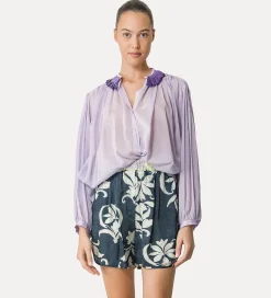 forte_forte bohemian shirt for women lilac^ Shirts