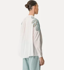 forte_forte bohemian shirt with inlay detailing rugiada^ Shirts
