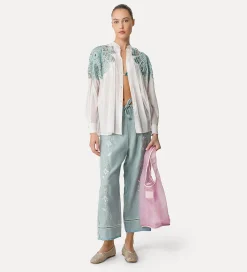 forte_forte bohemian shirt with inlay detailing rugiada^ Shirts
