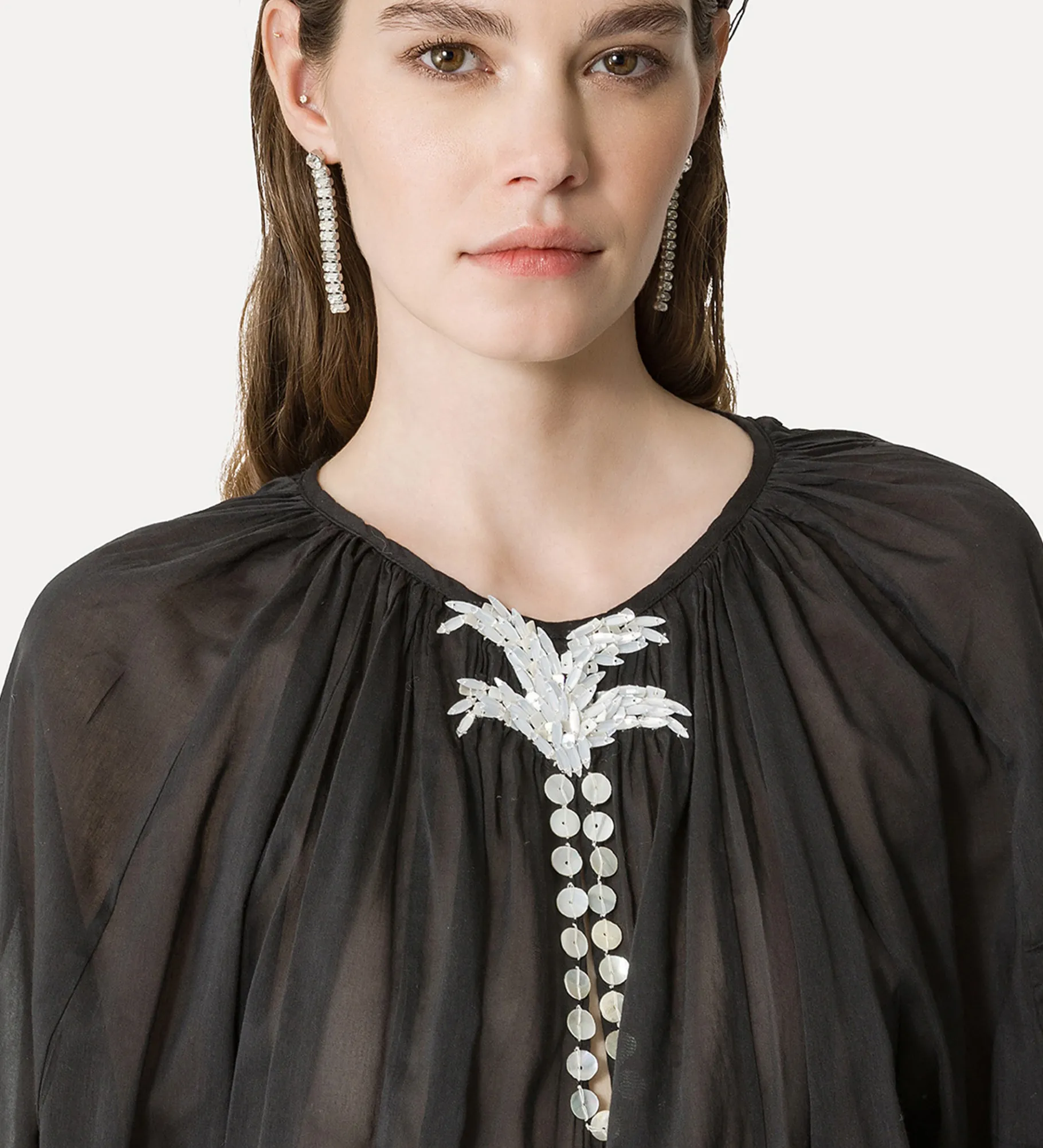 forte_forte boho shirt in black nero^ Shirts
