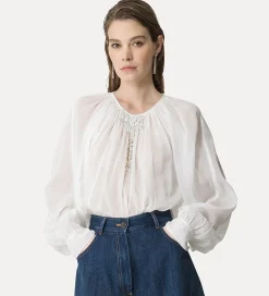 forte_forte boho shirt in white bianco^ Shirts
