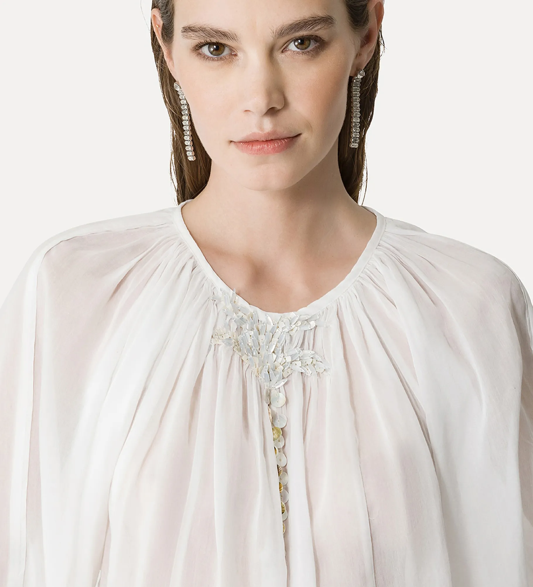 forte_forte boho shirt in white bianco^ Shirts