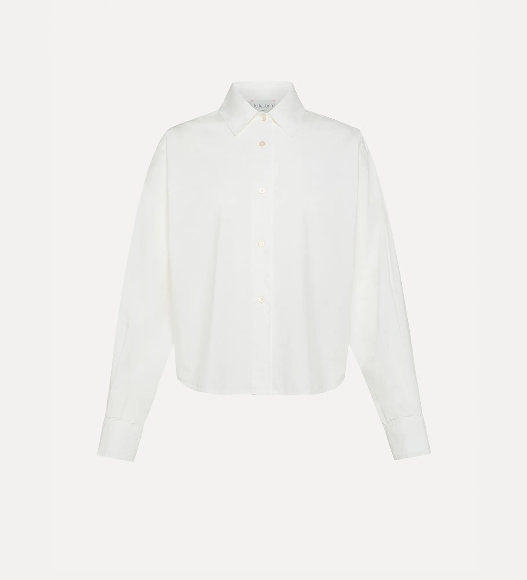 forte_forte boxy–fit shirt bianco^ Shirts