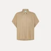 forte_forte boxy–fit shirt dune^ Shirts
