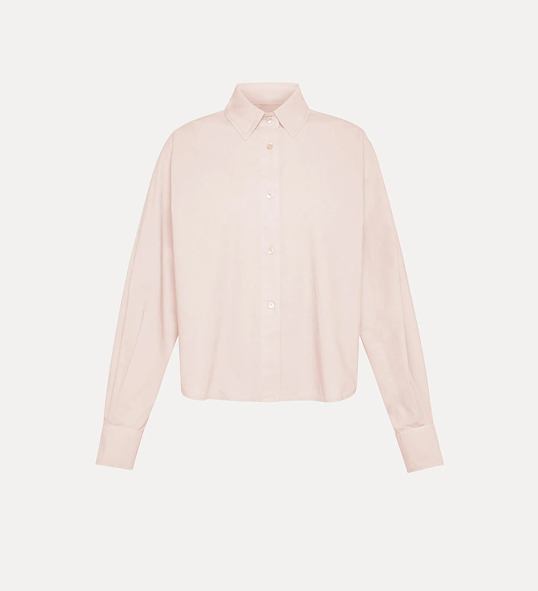 forte_forte boxy–fit shirt in poplin oyster^ Shirts