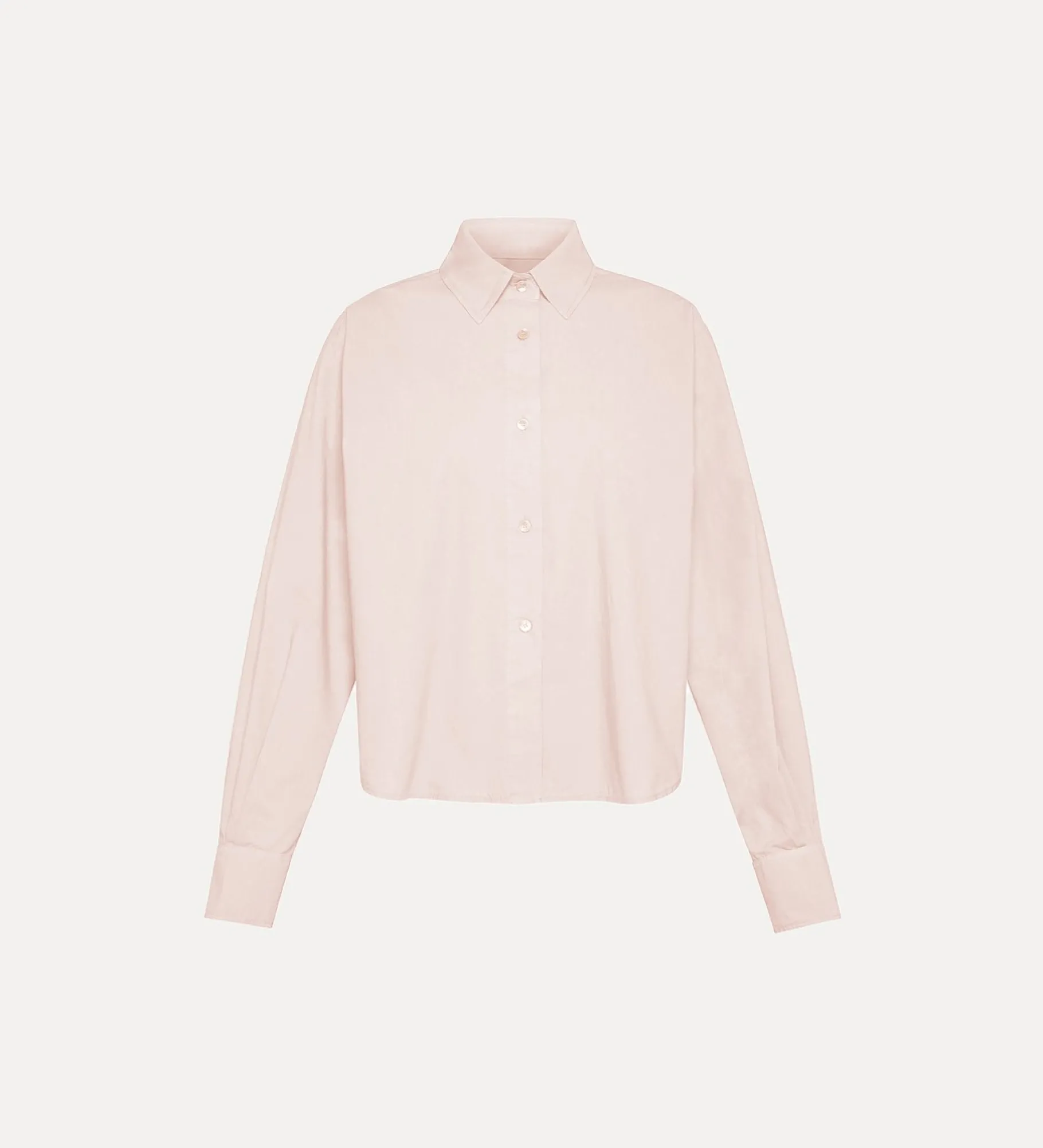 forte_forte boxy–fit shirt in poplin oyster^ Shirts