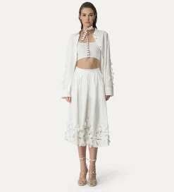 forte_forte bralette in shiny jersey bianco^ Beachwear And Lingerie | Tops