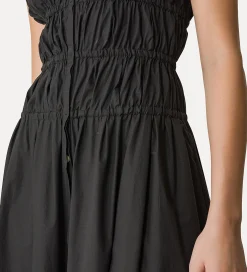 forte_forte bustier dress in poplin nero^ Dresses