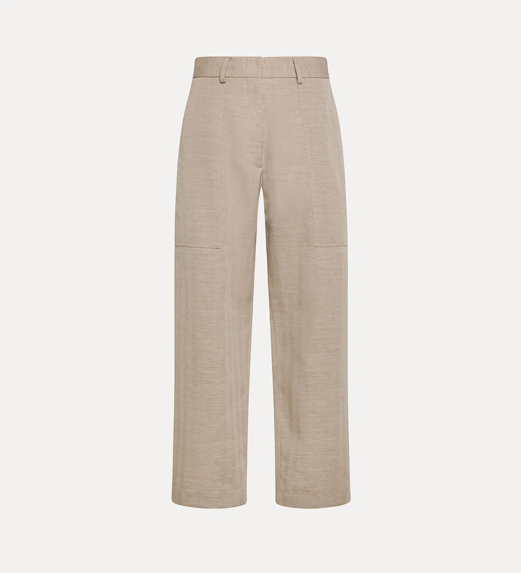 forte_forte cargo pants in a sandy–hued linen blend dune^ Pants