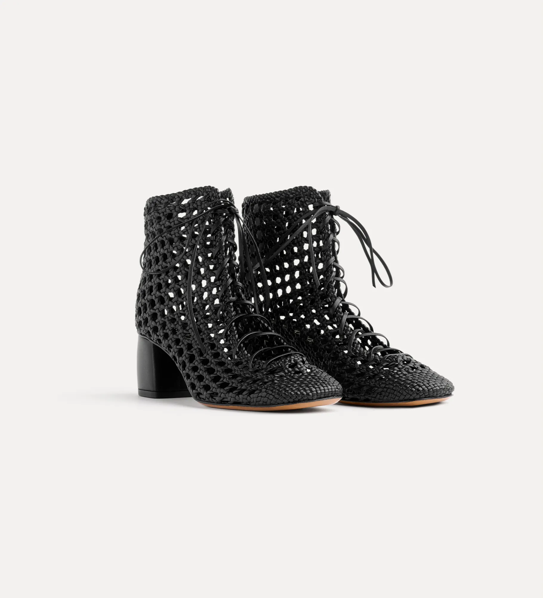 forte_forte chic hand–woven ankle boot nero^ Shoes