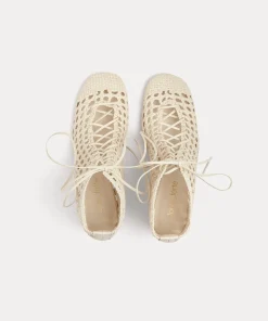 forte_forte chic hand–woven ankle boot ivory^ Shoes