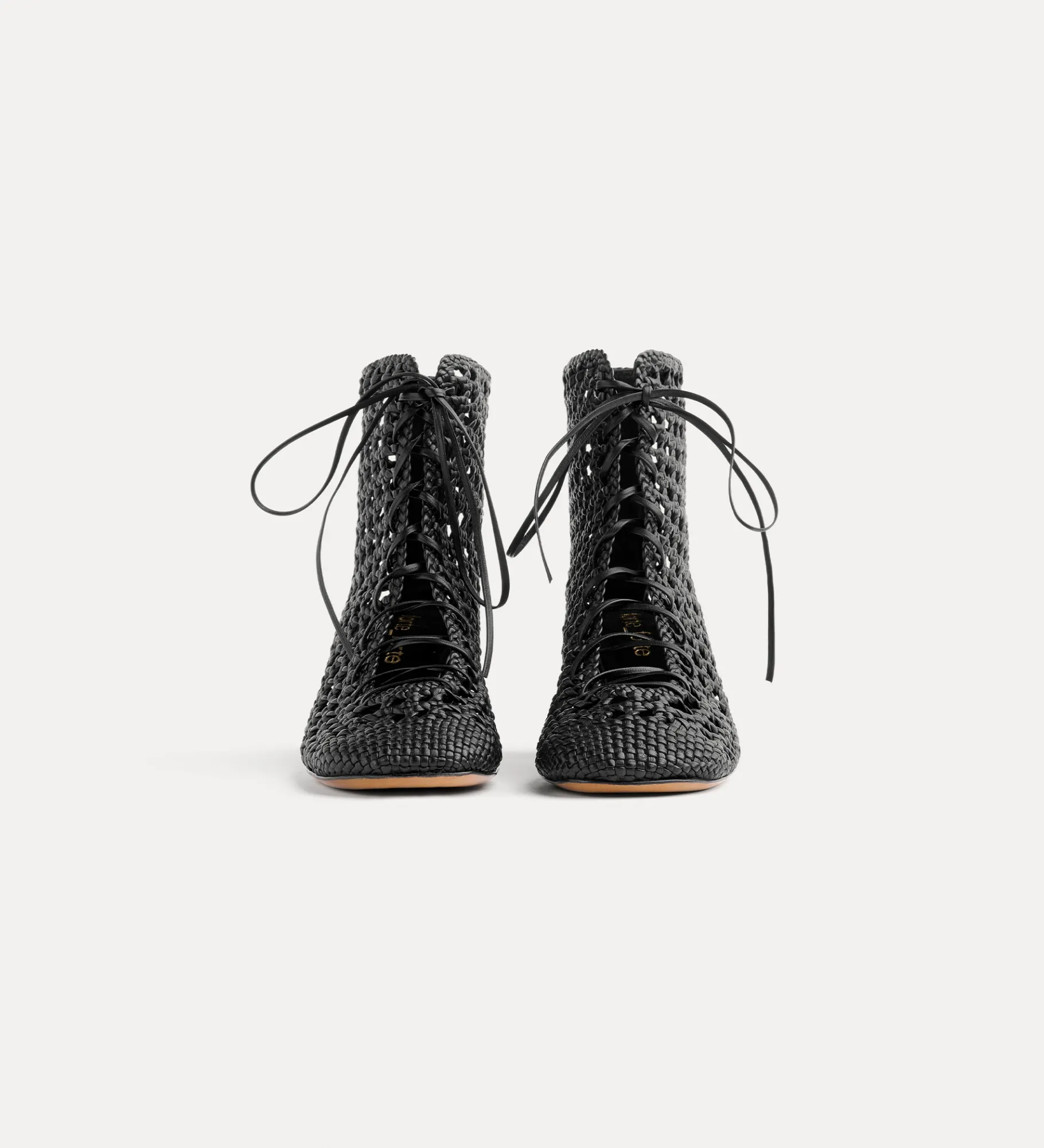 forte_forte chic hand–woven ankle boot nero^ Shoes