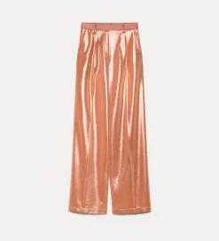 forte_forte chic pants in laminated jersey the^ Pants