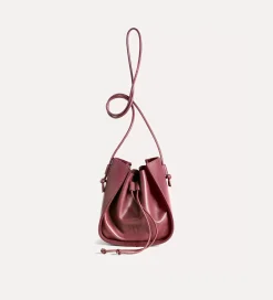 forte_forte compact bucket bag in calfskin bolero^ Bags And Belts