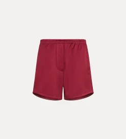 forte_forte cotton shorts ruby^ Pants
