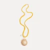 forte_forte crocheted necklace with seashells pistillo^ Jewels