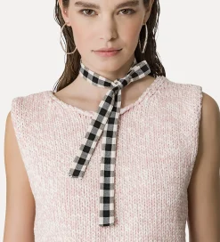 forte_forte cropped vest oyster^ Knitwear