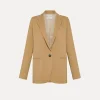 forte_forte crêpe cady jacket dune^ Jackets