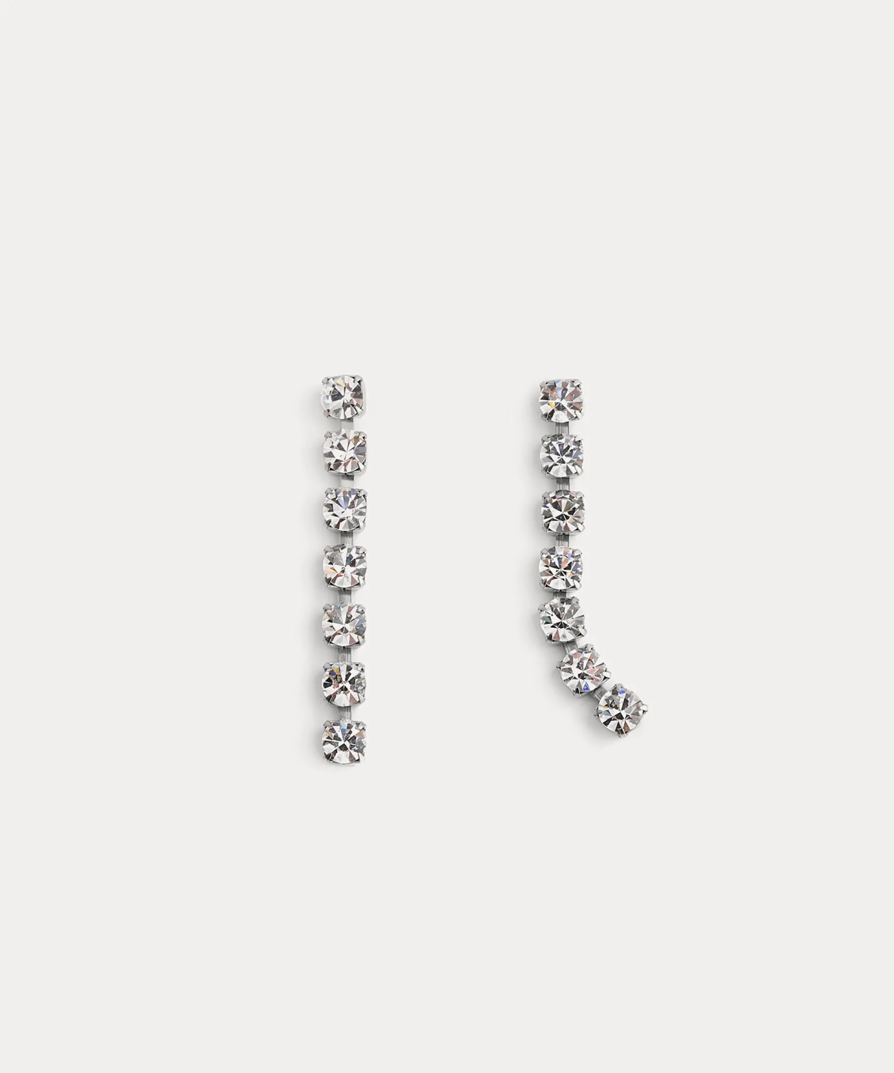 forte_forte dangling earrings with crystal detailing crystal^ Jewels