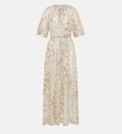 forte_forte dress in printed voile perla^ Dresses