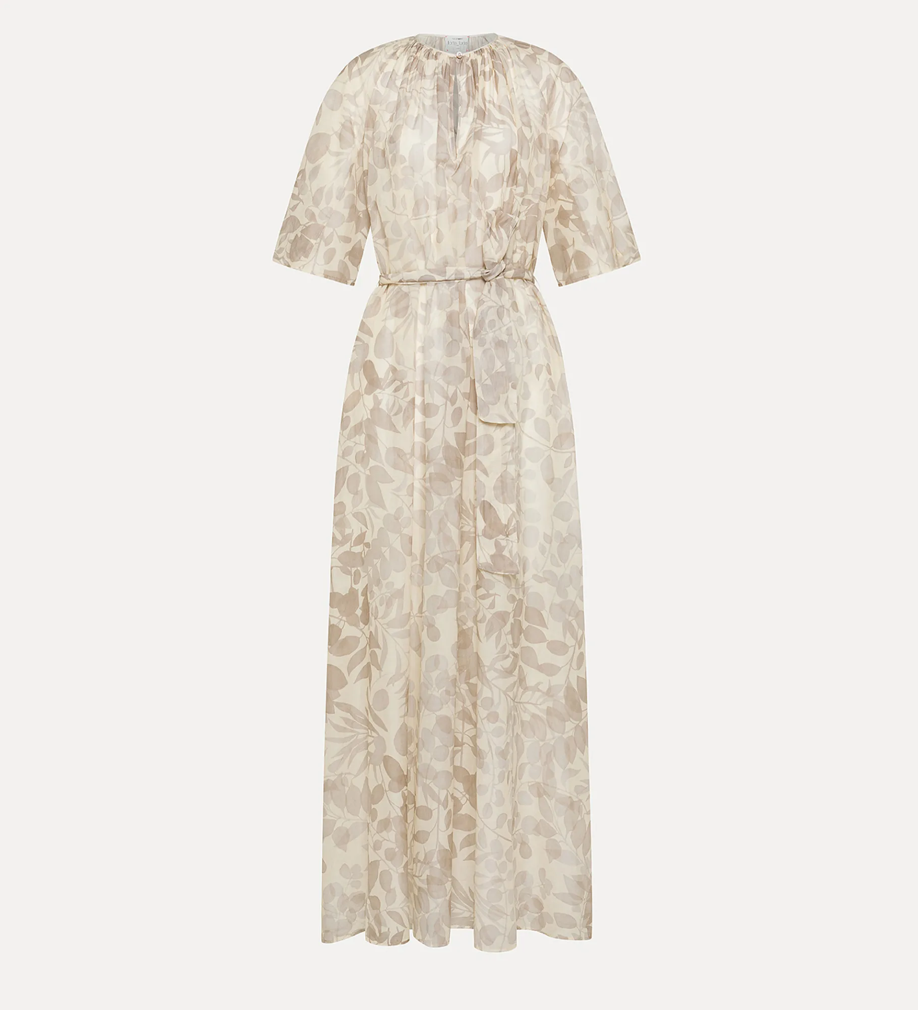 forte_forte dress in printed voile perla^ Dresses