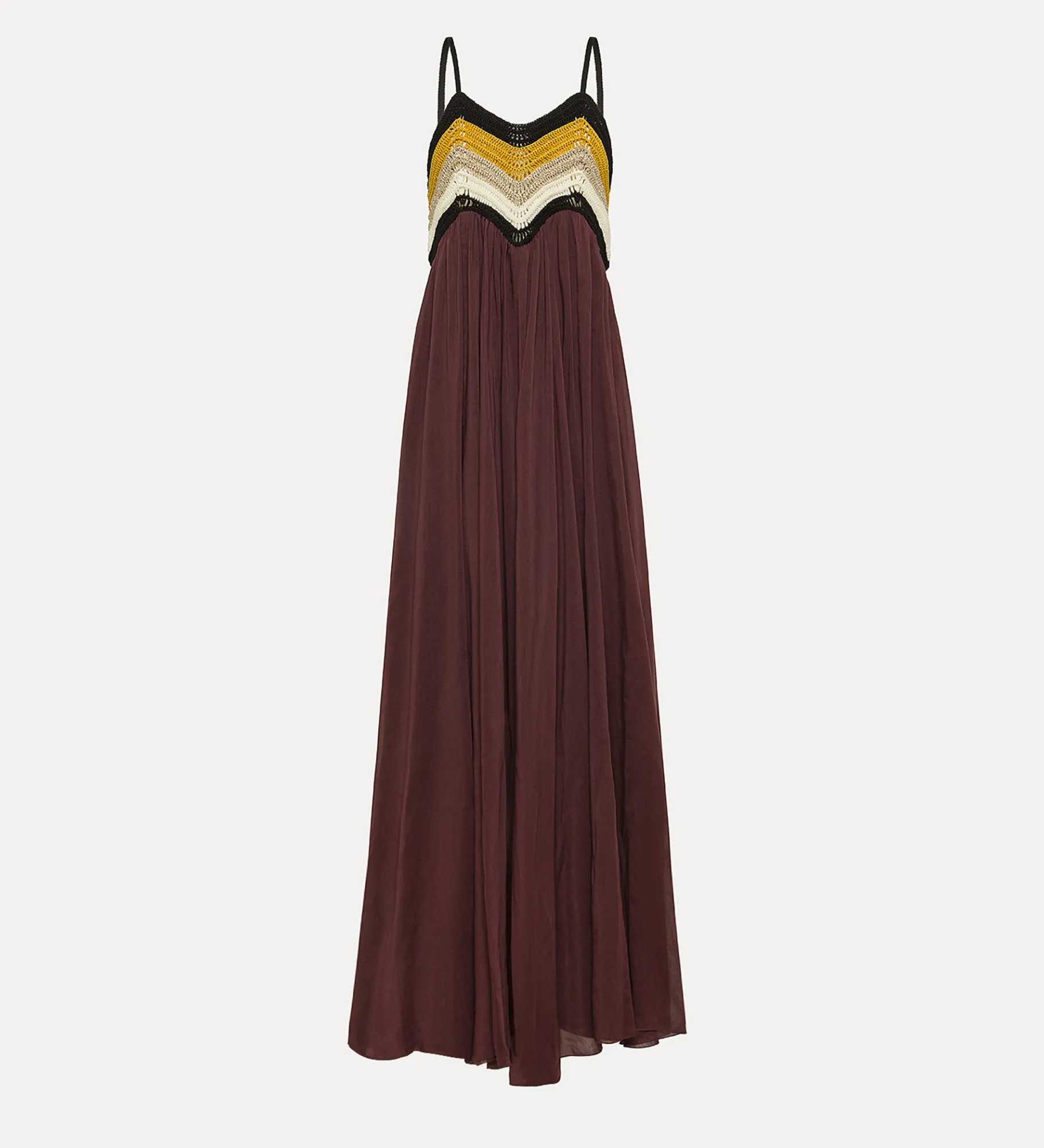 forte_forte dress with crocheted bodice bamboo^ Dresses