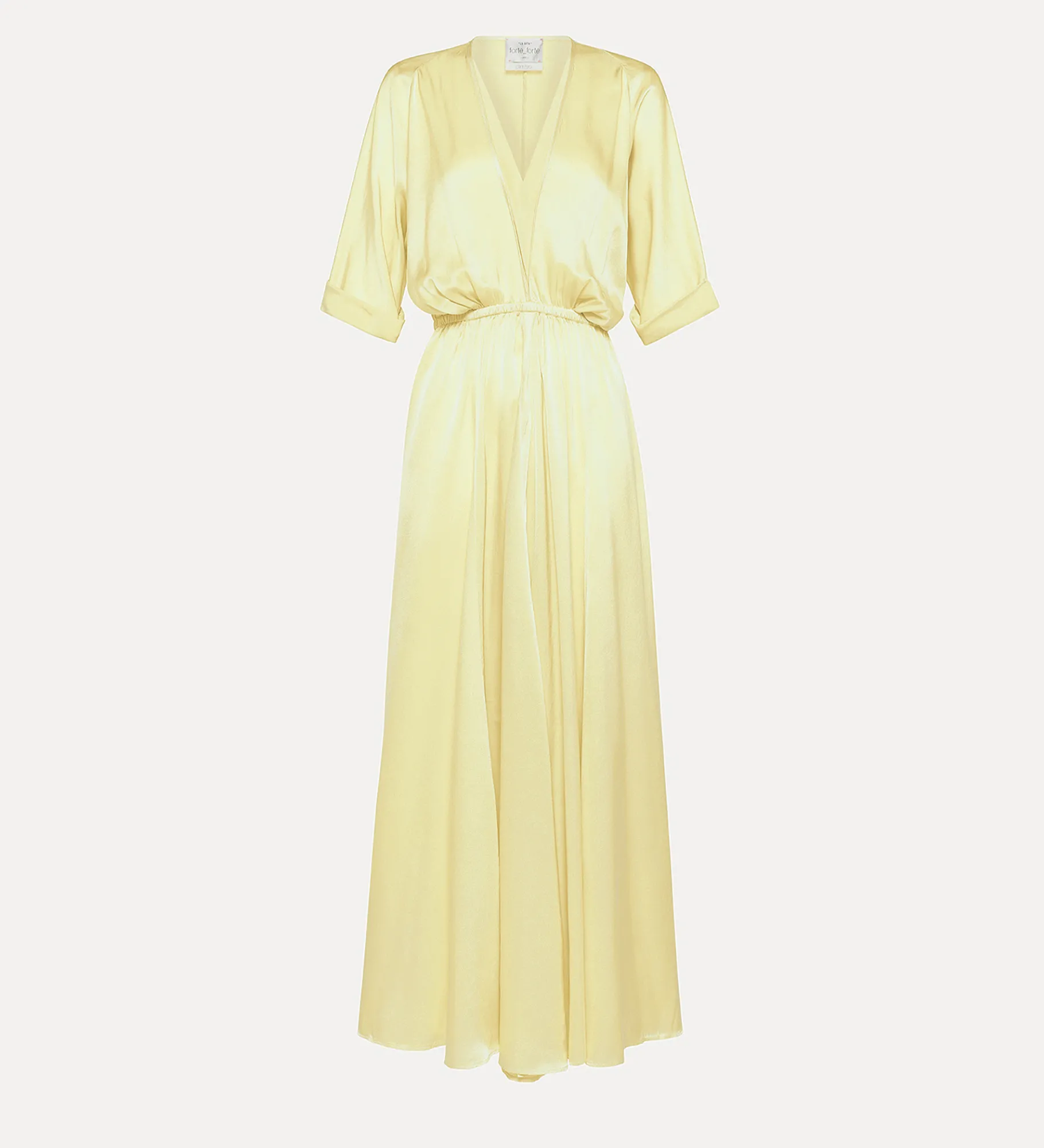 forte_forte elegant half–sleeve dress daffodil^ Dresses