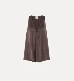forte_forte elegant top in silk satin lava^ Tops