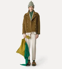 forte_forte essential jacket in stretch crêpe cady ivory^ Jackets