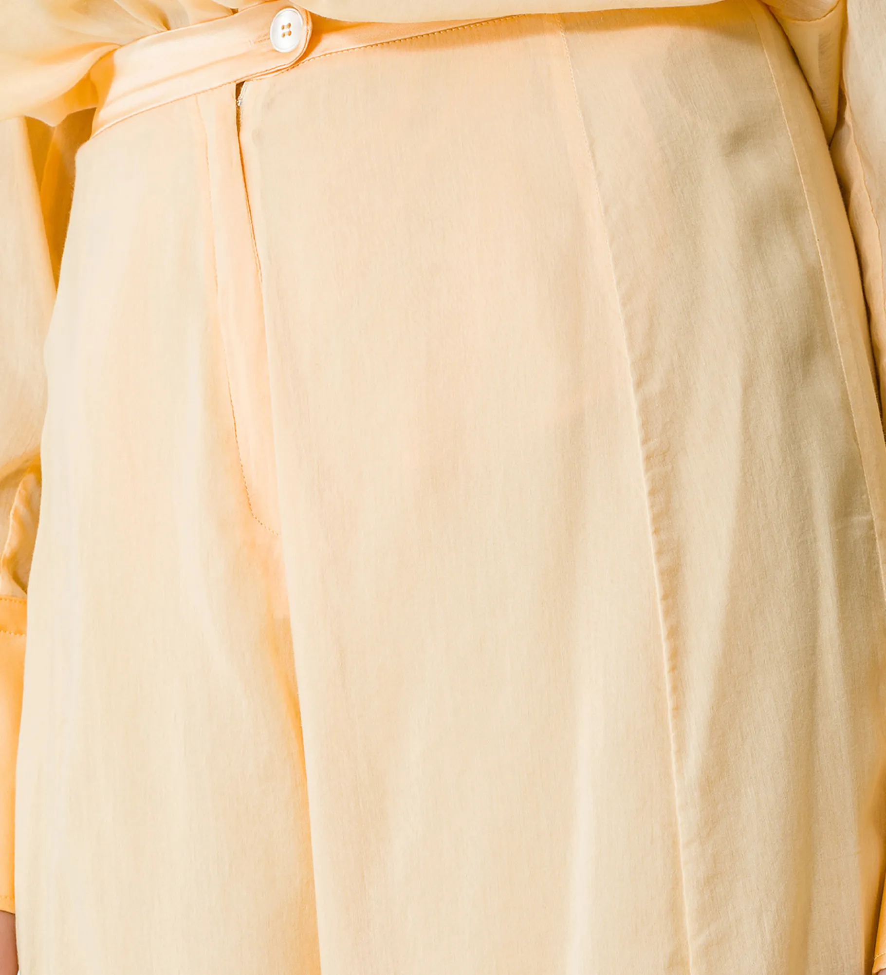 forte_forte flared trousers in cotton–and–silk voile sole^ Pants