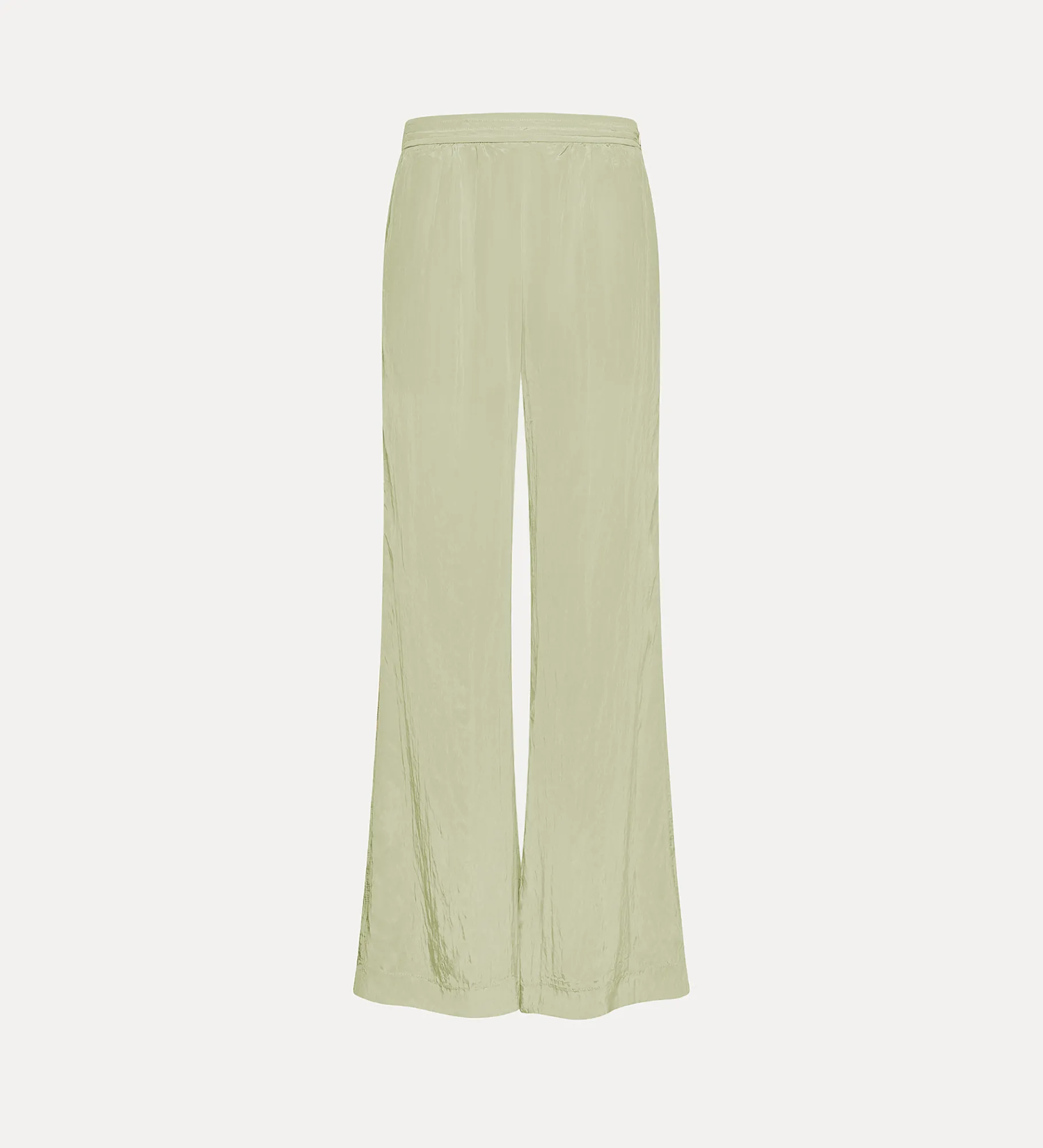 forte_forte flared trousers in satin aloe^ Pants