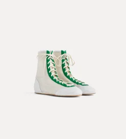 forte_forte high–top shoes in canvas canvas^ Shoes