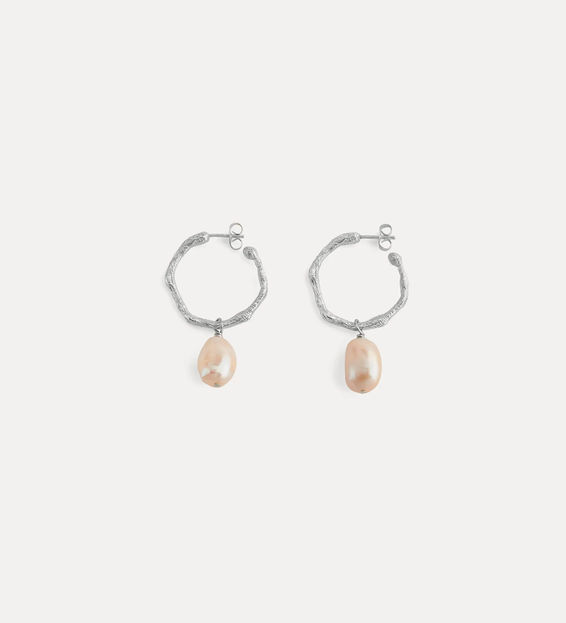 forte_forte hoop earring with pendant argento^ Jewels