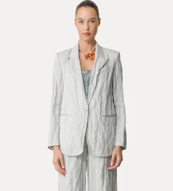 forte_forte jacket for women in summery cotton madreperla^ Jackets