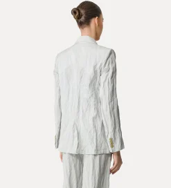 forte_forte jacket for women in summery cotton madreperla^ Jackets