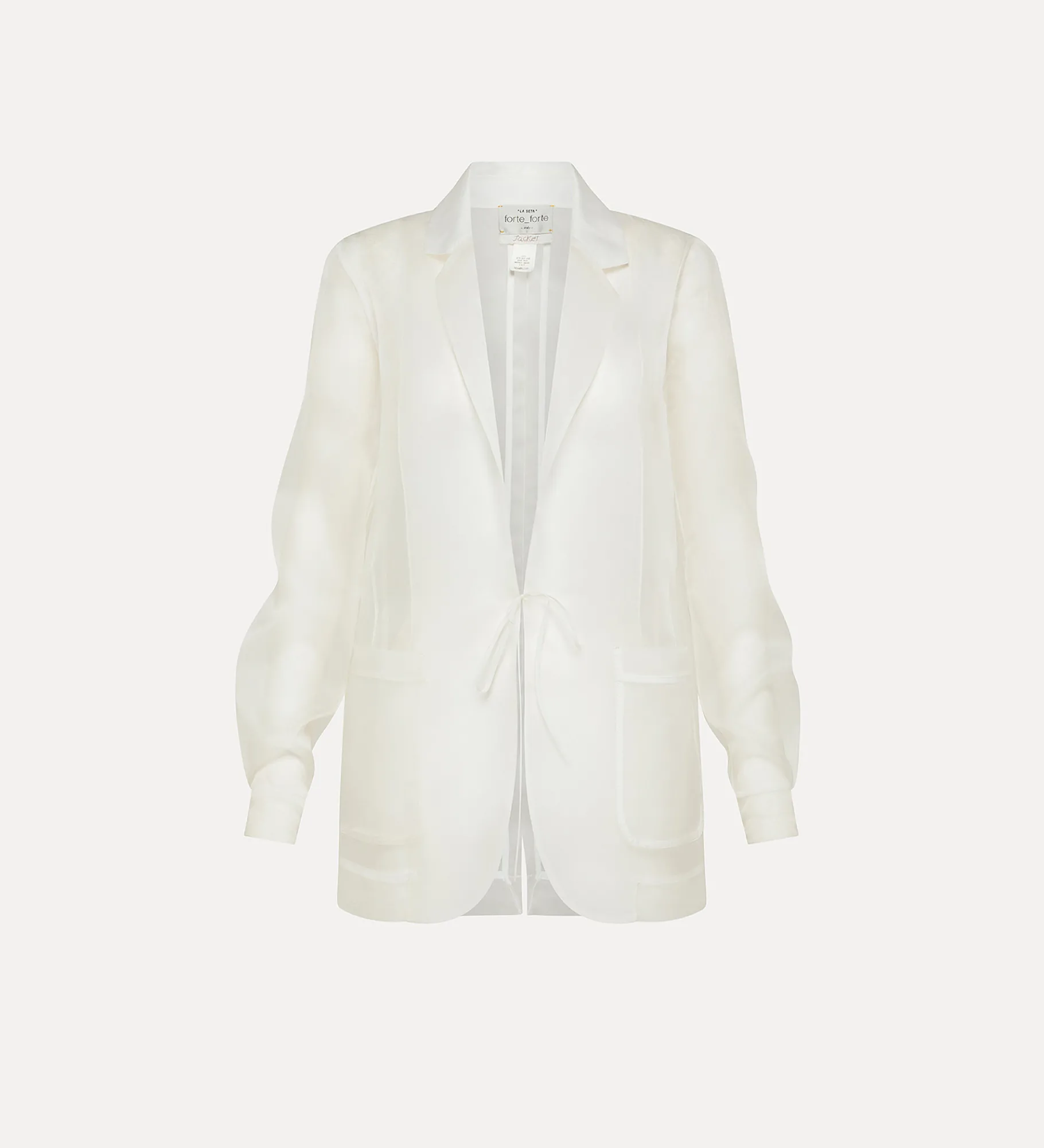 forte_forte jacket in silk organza giglio^ Jackets