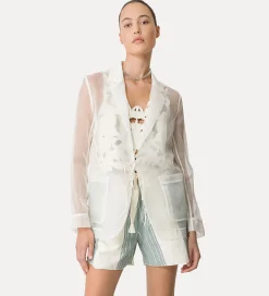 forte_forte jacket in silk organza giglio^ Jackets