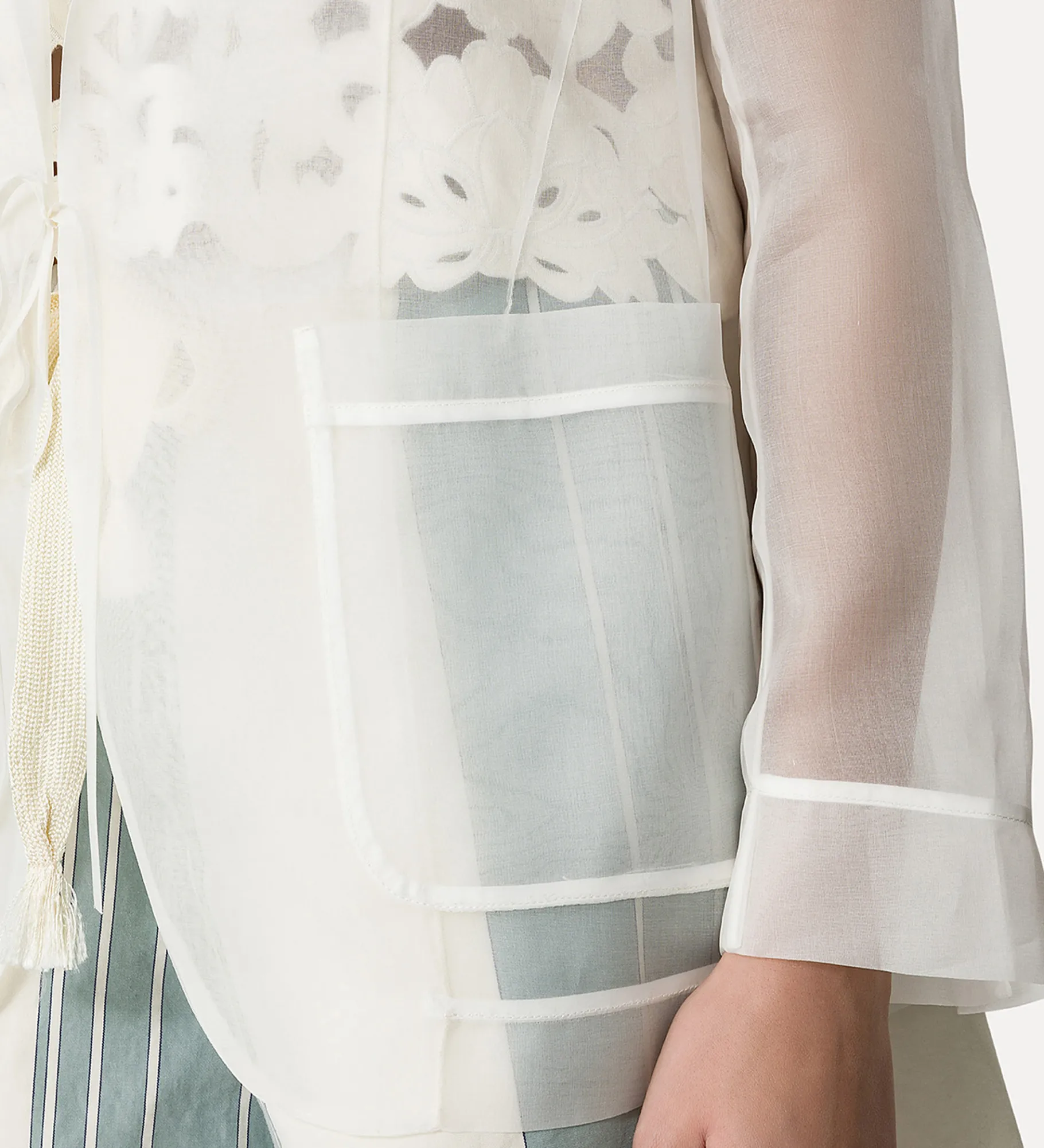 forte_forte jacket in silk organza giglio^ Jackets