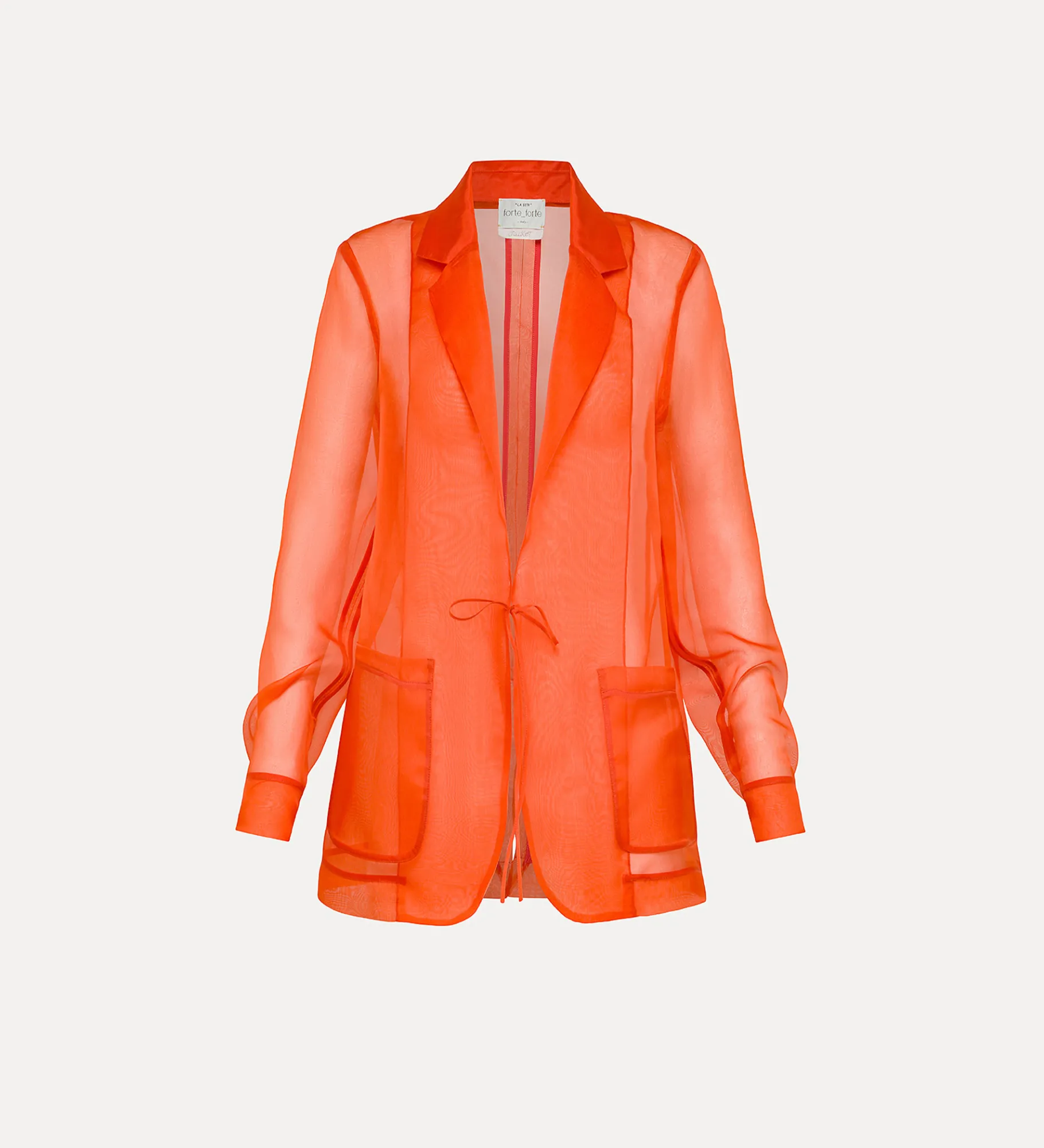 forte_forte jacket in silk organza papavero^ Jackets