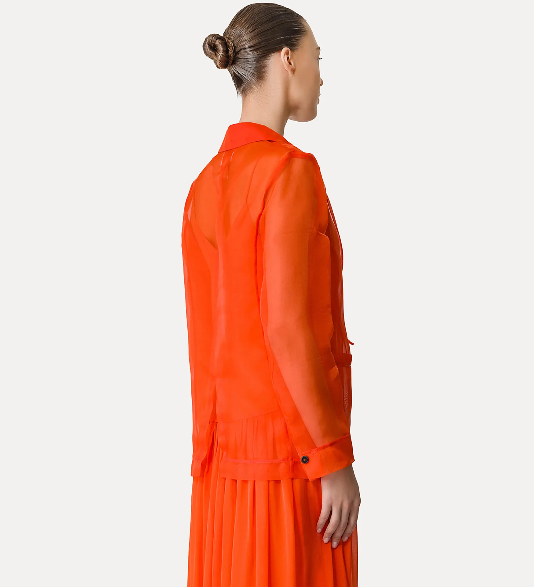 forte_forte jacket in silk organza papavero^ Jackets