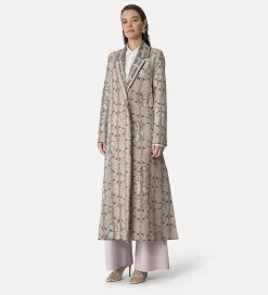 forte_forte jacquard coat cipria^ Coats
