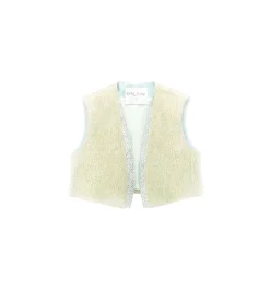 forte_forte jacquard vest with diamanté detailing twinkle^ Jackets