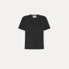 forte_forte jersey t-shirt for women nero^ Tops